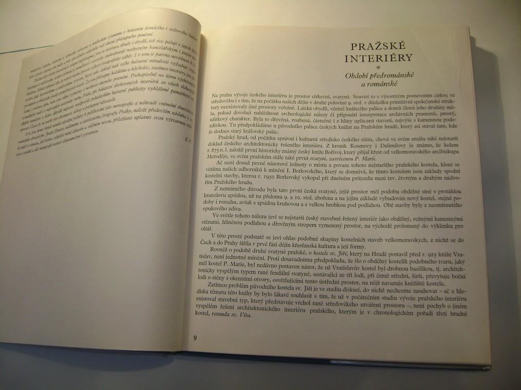 Josef Ehm, Emanuel Poche: PRAÅ½SKÃ INTERIÃRY (1973, fotografie)