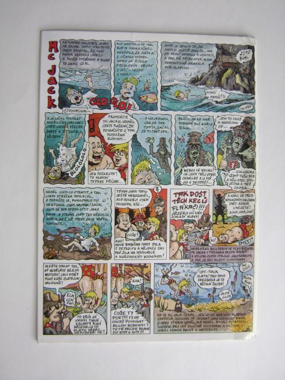 Ramsay Mac Rivers: RANÄ NA ZLATÃM PRUHU - edice DostavnÃ­k Ä. 19/1994, vzadu komiks kreslil PospÃ­chal