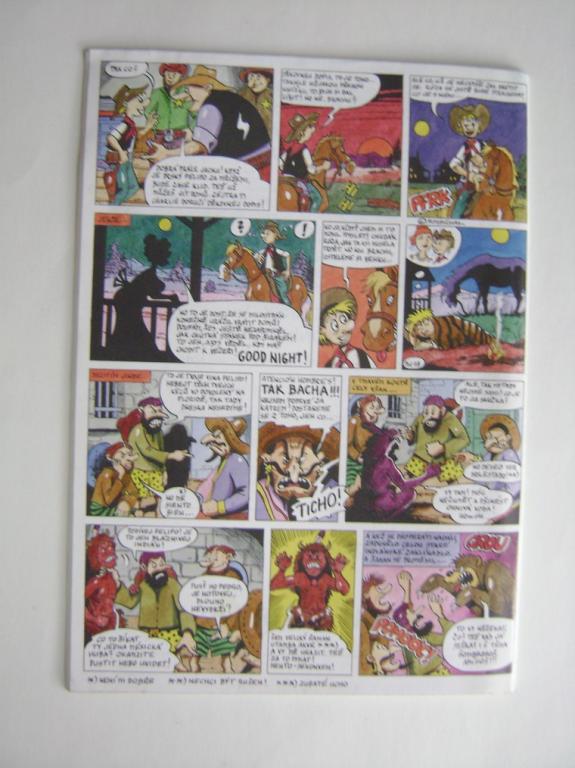Larry Red Weald: POKER JIM - edice DostavnÃ­k Ä. 6 / 1992 - vzadu komiks kreslil PospÃ­chal