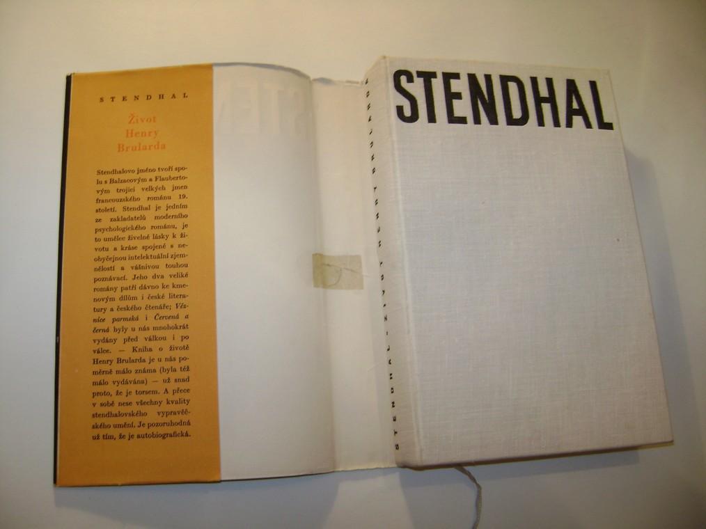 Stendhal: Å½IVOT HENRY BRULARDA (vyd. 1958)