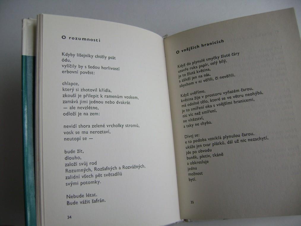 Vlasta DvoÅÃ¡ÄkovÃ¡: NECHAT ODJET PRÃM (1968, poezie)