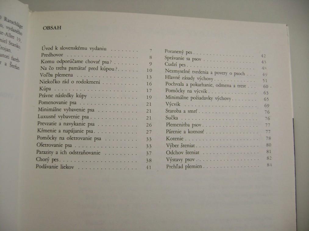 M. Koch-Kostersitz: 400 RÃD PRE MILOVNÃKOV PSOV (vyd. 1988, slovensky)