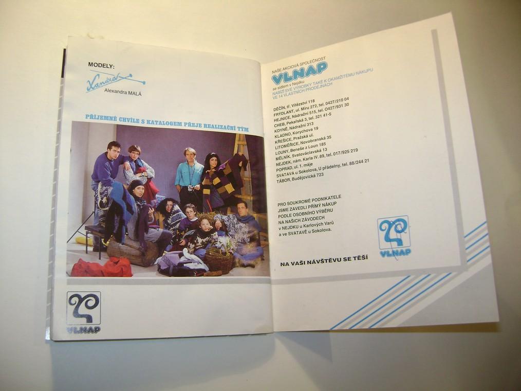 VLNAP Nejdek - ZÃ¡silkovÃ½ katalog Ä. 11/1992 - vzorky vlna