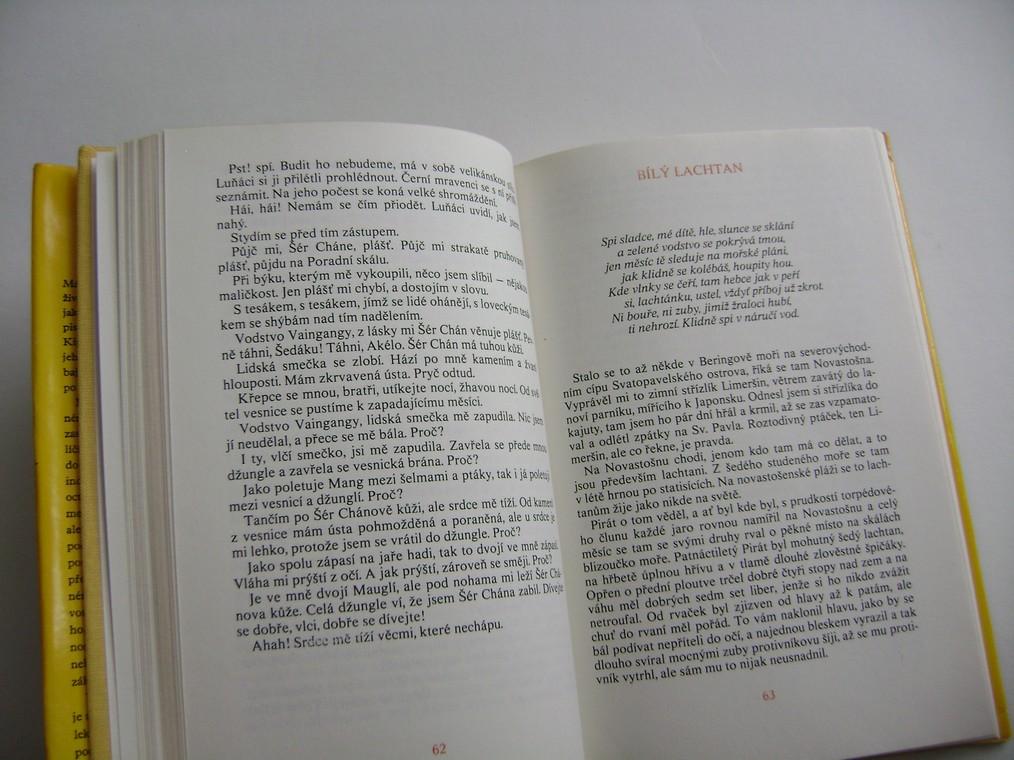 Rudyard Kipling: KNIHY DÅ½UNGLÃ (vyd. 1976)