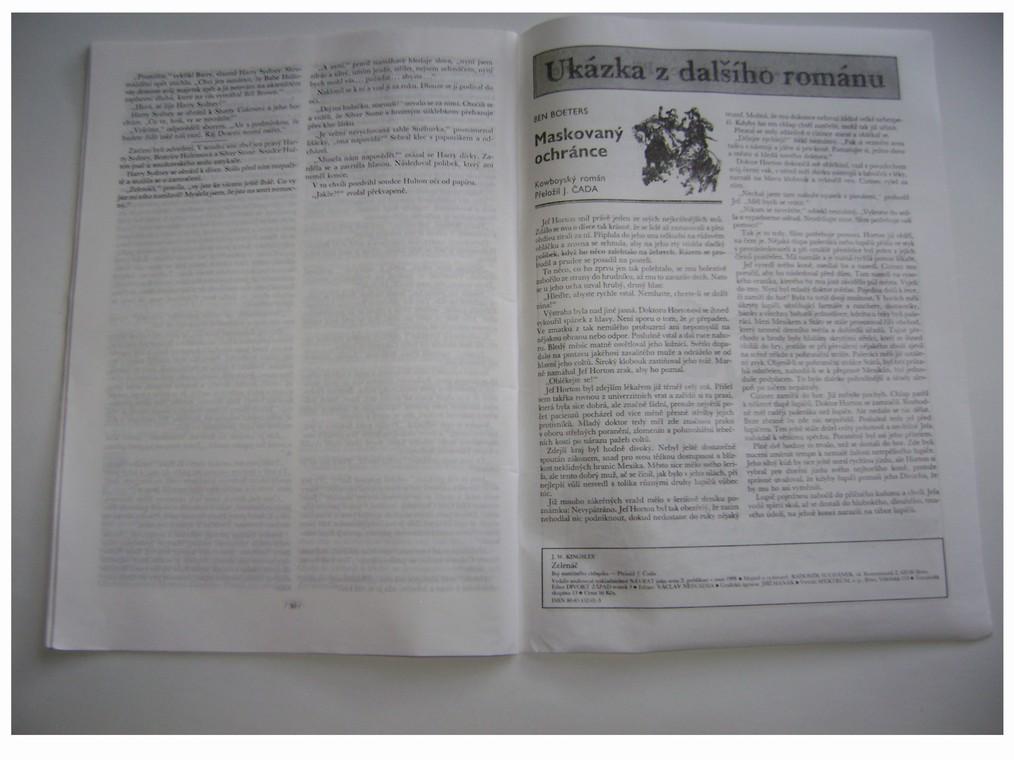 DivokÃ½ zÃ¡pad 3/1991 - J. W. Kingsley: ZELENÃÄ - boj stateÄnÃ©ho chlapÃ­ka