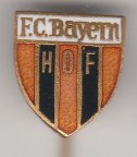 německá 3. soutěž: FC Bayern Hof, smaltovaný, stick pin, 13 x 12 mm