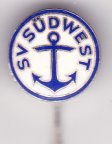 německá 2. soutěž: SV Südwest Ludwigshafen, smaltovaný, stick pin, 15 mm