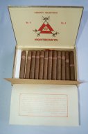 Originální staré kubánské doutníky slavné značky MONTE CRISTO HABANA !!! Kuba doutník tabák cigarety