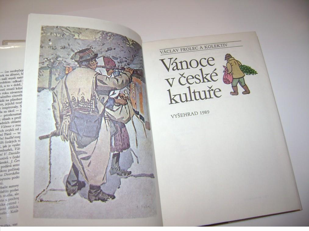 VÃ¡clav Frolec a kol. - VÃNOCE V ÄESKÃ KULTUÅE (1989, ilustr.) (A)