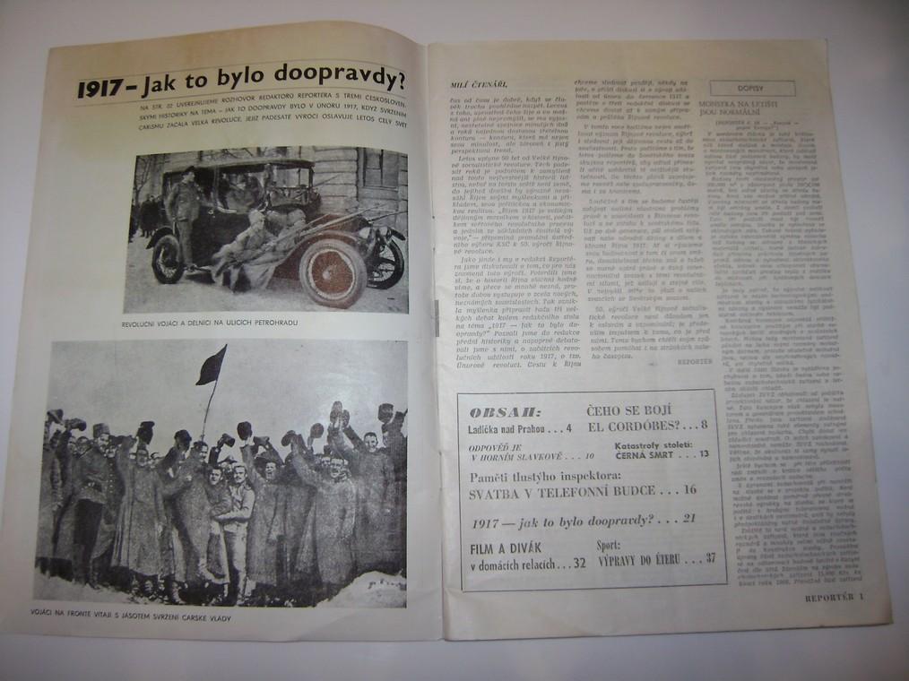 REPORTÃR Ä. 4/1967 - roÄnÃ­k II.   (A)
