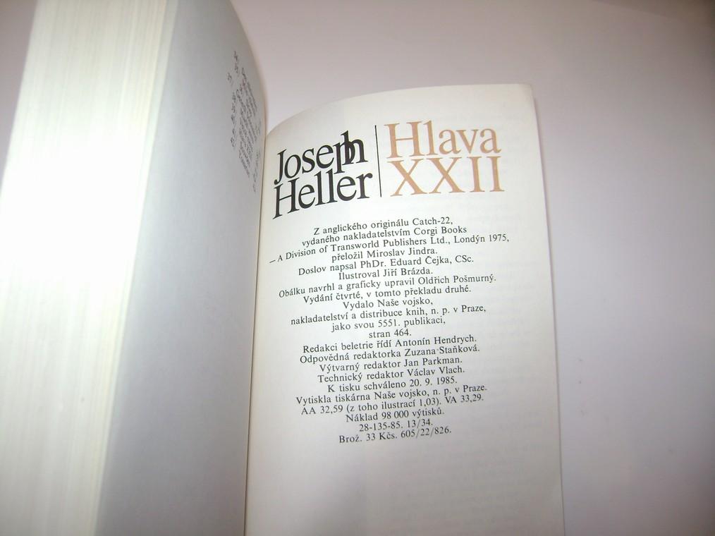 Joseph Heller: HLAVA XXII. (1985) (A)