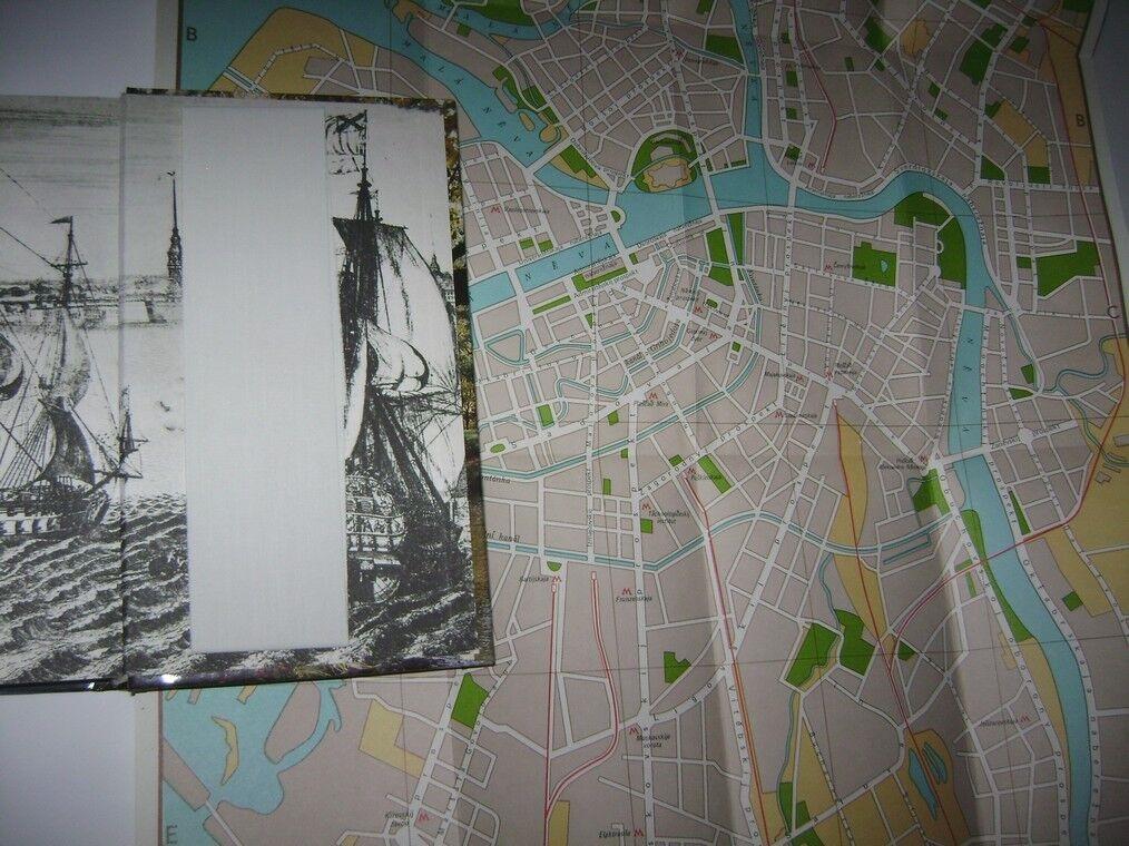 DoroÅ¡inskÃ¡: LENINGRAD a jeho okolÃ­ - prÅ¯vodce 1984, mapa (A)