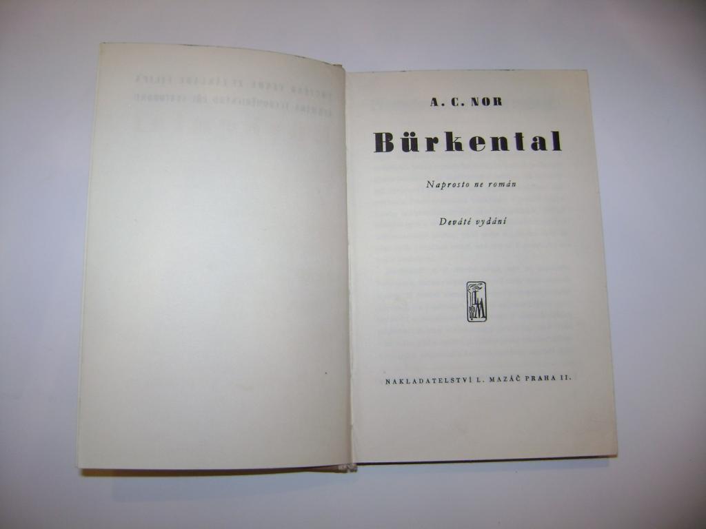 A. C. Nor: BÃRKENTAL (MazÃ¡Ä 1941) (A)