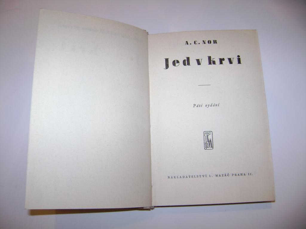 A. C. Nor: JED V KRVI (MazÃ¡Ä 1941) (A)