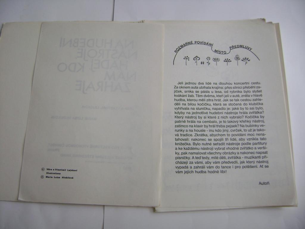 Vlastimil a VÄra Lejskovi, M. L. HlobilovÃ¡: NA HUDEBNÃ NÃSTROJE, HÃDEJ KDO NÃM ZAHRAJE (1983) (A)
