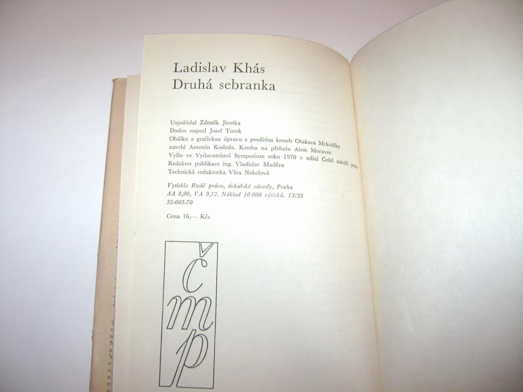 Ladislav KhÃ¡s: DRUHÃ SEBRANKA (1970) (A)