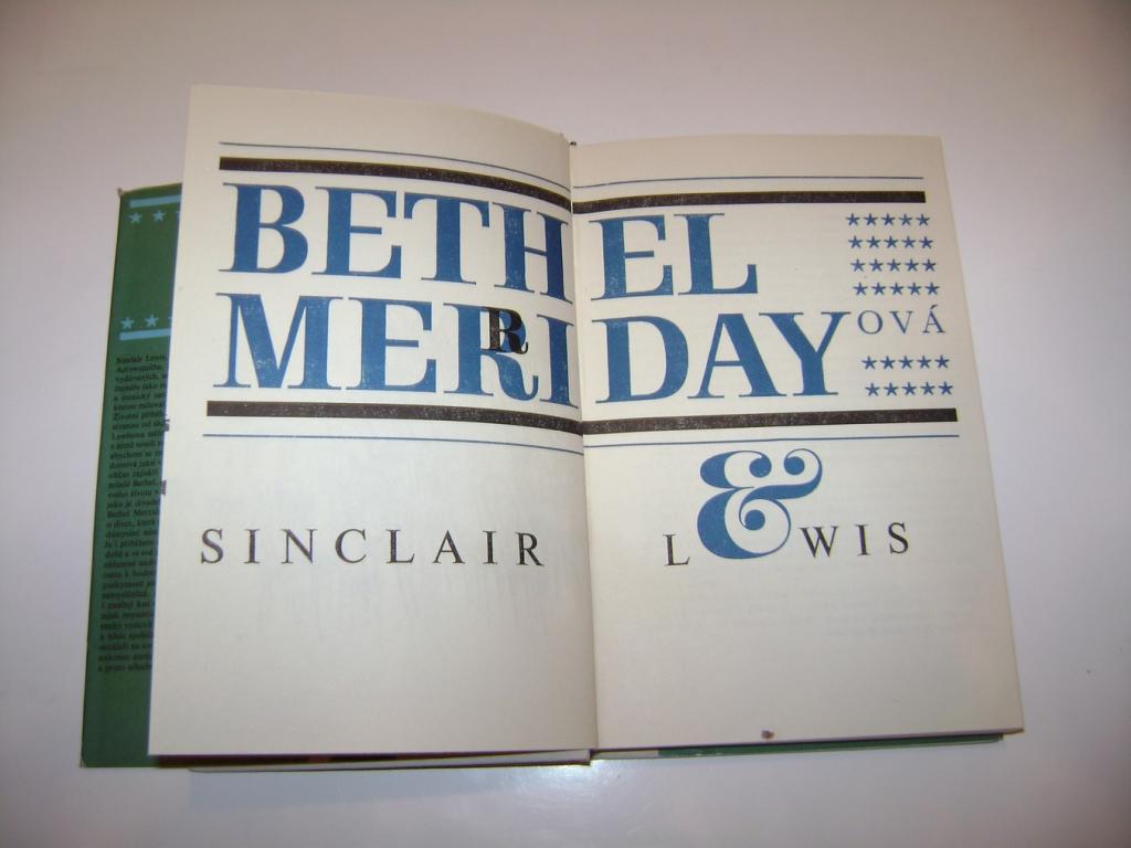 Sinclair Lewis: BETHEL MERRIDAYOVÃ (1967) (A)