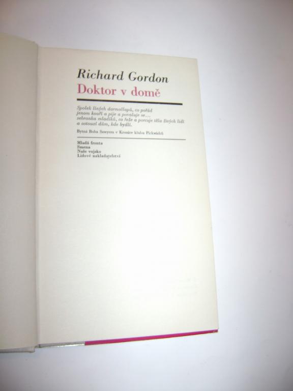 RICHARD GORDON - DOKTOR V DOMÄ (1969, anglickÃ½ humor) (A)