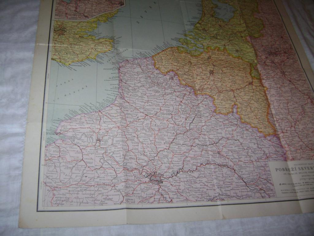 Neubertova mapa PobÅeÅ¾Ã­ SevernÃ­ho moÅe 1944 (A)
