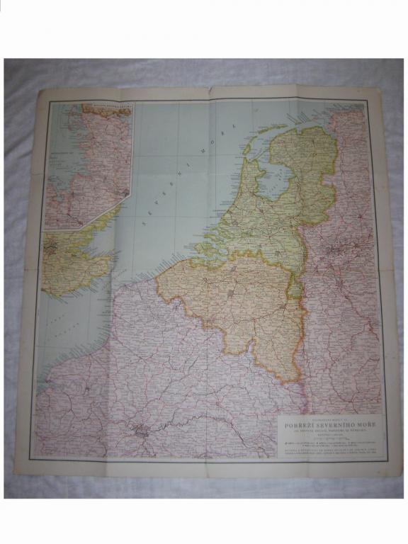 Neubertova mapa PobÅeÅ¾Ã­ SevernÃ­ho moÅe 1944 (A)