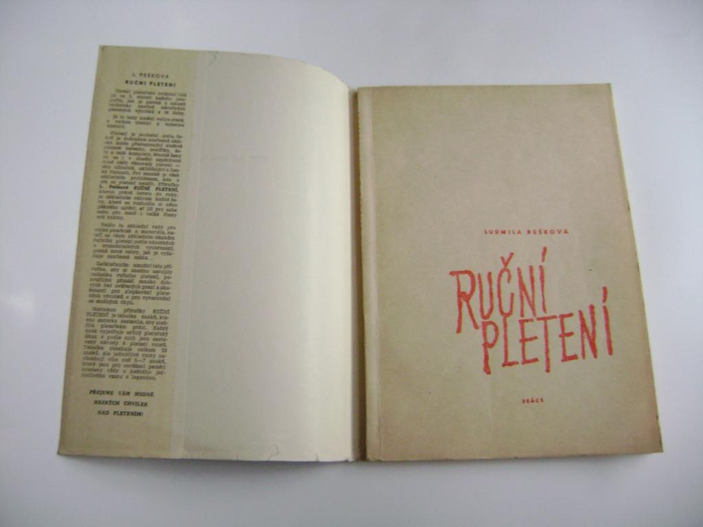 L. PeÅ¡kovÃ¡: RUÄNÃ PLETENÃ (1970) (A)
