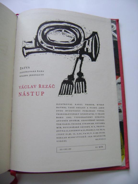 VÃ¡clav ÅezÃ¡Ä: NÃSTUP (1962, il. Karel Teissig) (A)