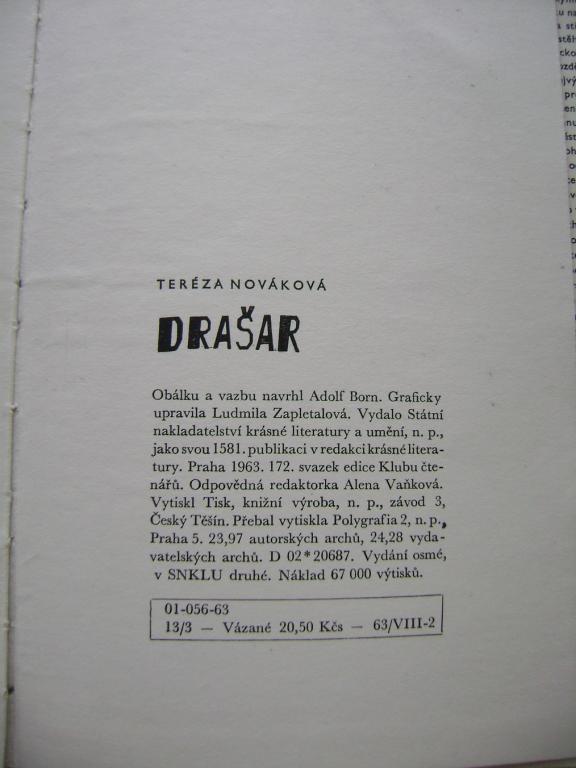 TerÃ©za NovÃ¡kovÃ¡: DRAÅ AR (1963) (A)