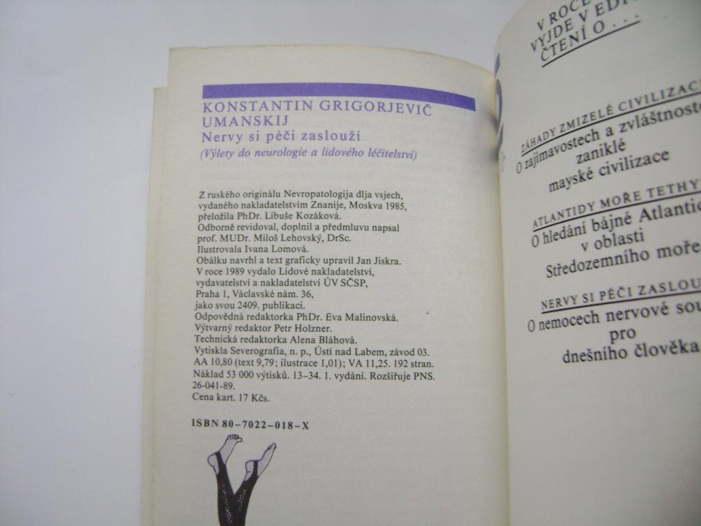 Konstantin Umanskij: NERVY SI PÃÄI ZASLOUÅ½Ã (1989) (A)