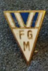 německá 2. soutěž: FC Germania Metternich, smaltovaný, stick pin, 14 x 11 mm