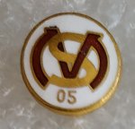německý Mindener Spielvereinigung 05, smaltovaný, stick pin, 11 mm