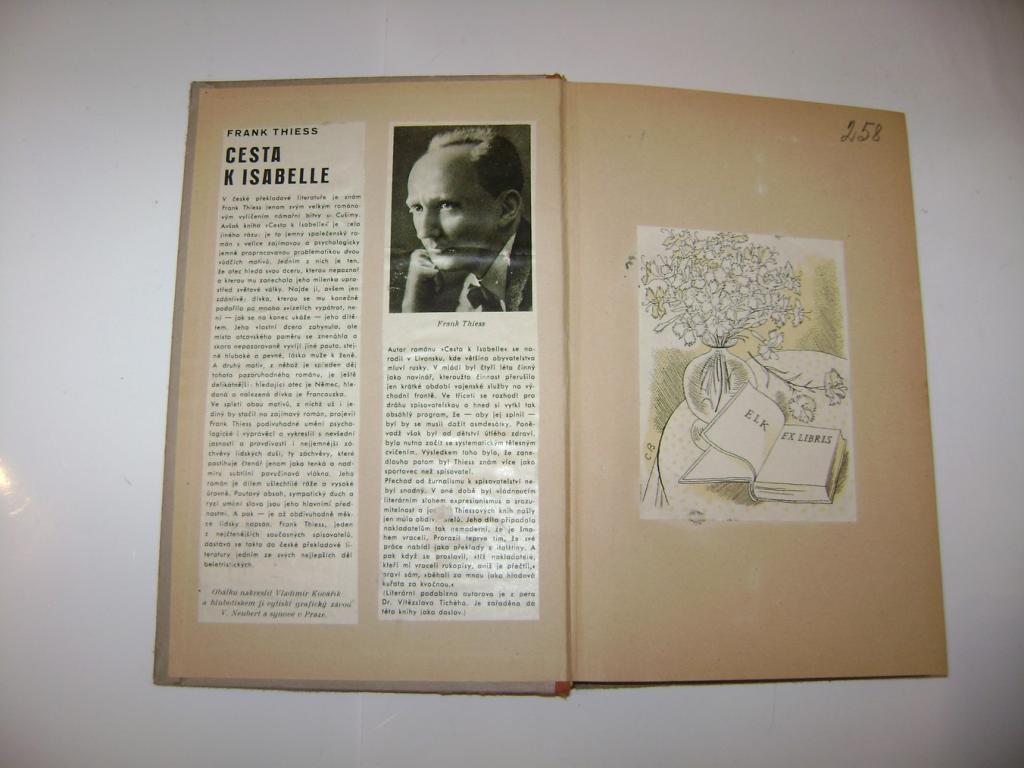 Frank Thiess: Cesta k Isabelle (1942, společenský román) (A)