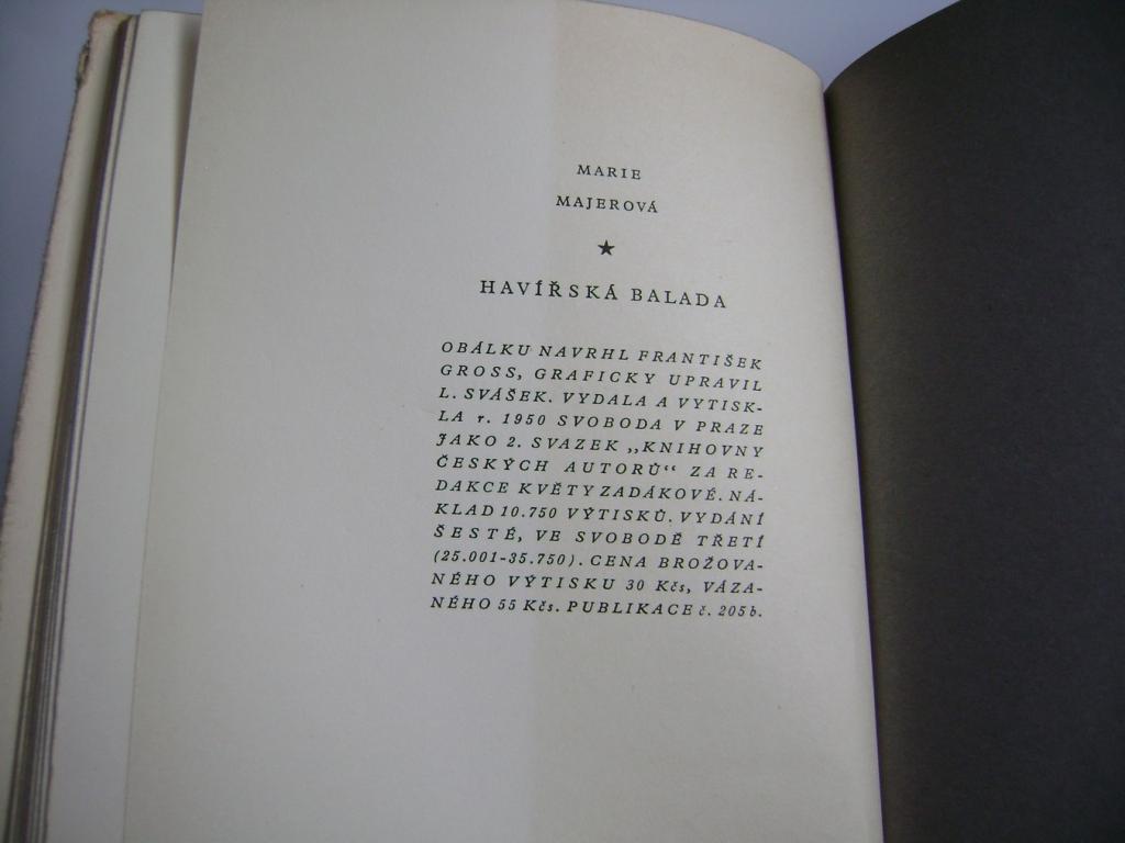 Marie Majerová: Havířská balada (1950) (A)