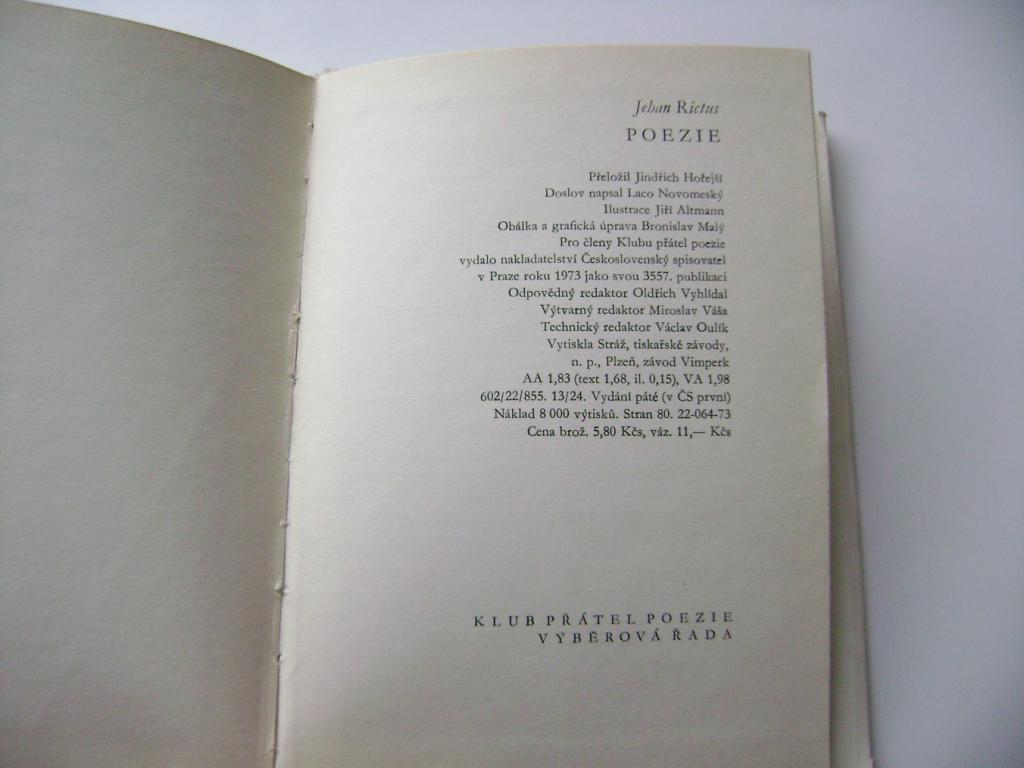 Jehan Rictus: Poezie (1973) (A)