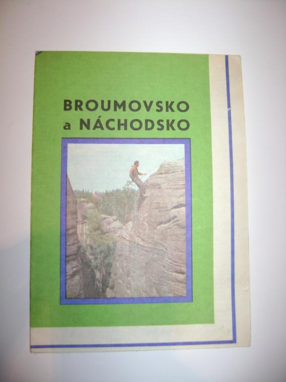 Mapa Broumovsko Náchodsko reklama fotografie 1971 (A)