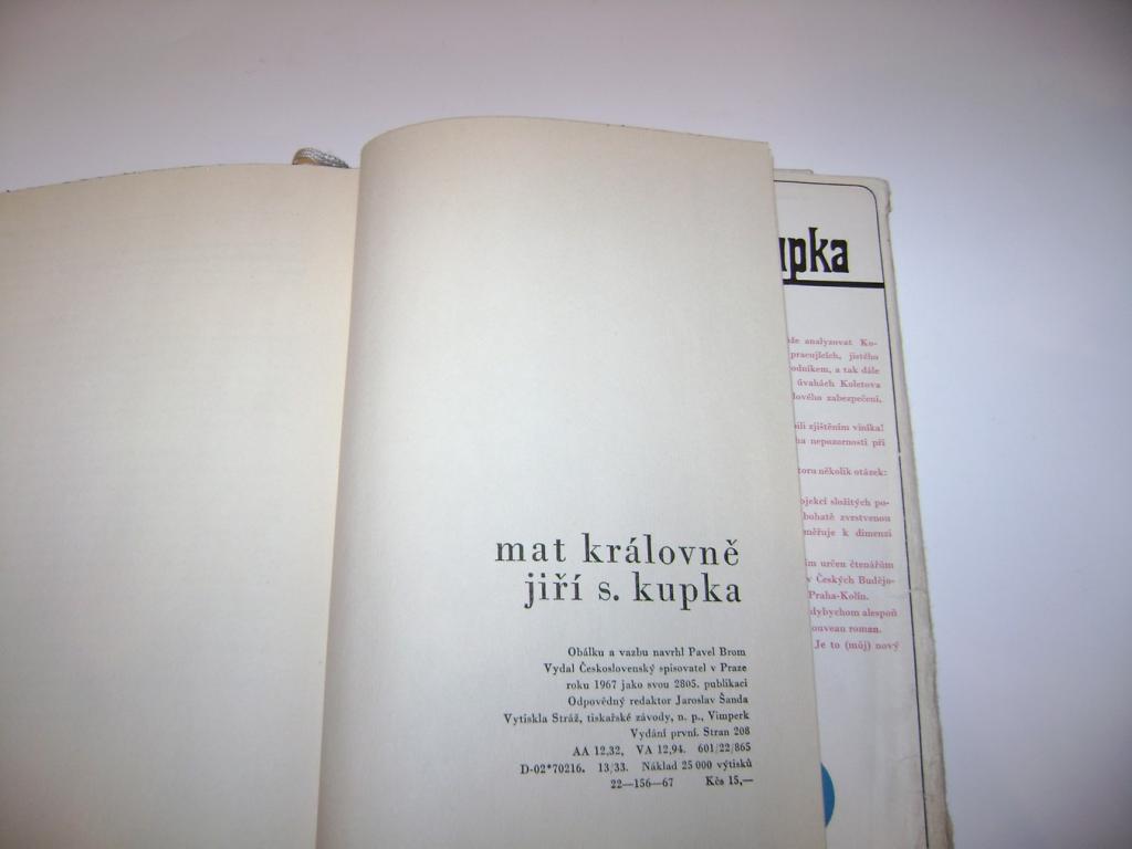 J. S. Kupka: Mat královně (1967) (A)