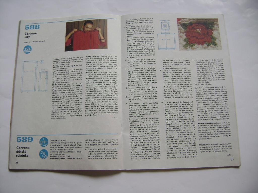 Pletená móda - DANA z r. 1983 (A)