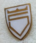 německá 2. soutěž: Sportfreunde Siegen, smaltovaný, stick pin, 14 x 12 mm