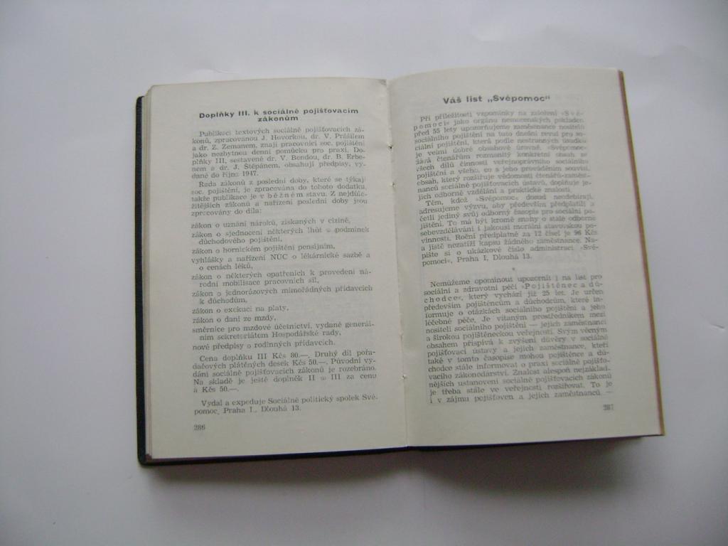Ročenka sociálně pojišťovacích a léčebných ústavů 1948 (A)