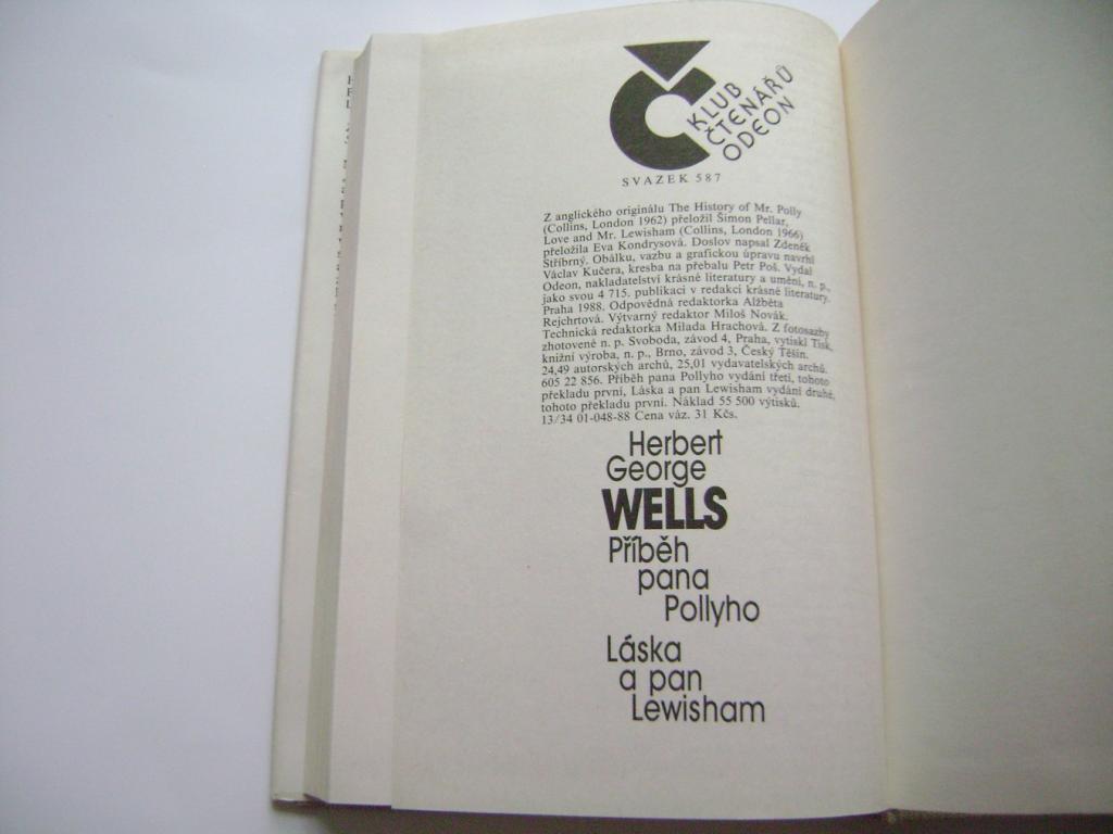 H. G. Wells: Příběh pana Pollyho, Láska a pan Lewisham (1988) (A)