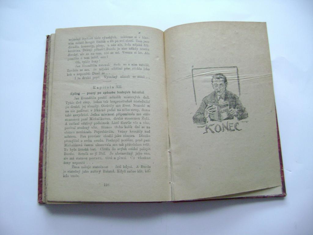 J. F. Karas: Mezi dvěma ohni (humoristický román 1920) (A)