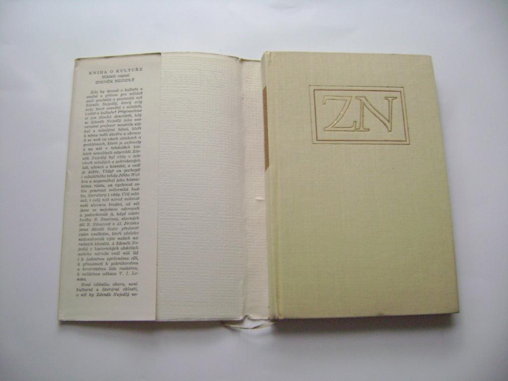Zdeněk Nejedlý: Kniha o kultuře (1955) (A)