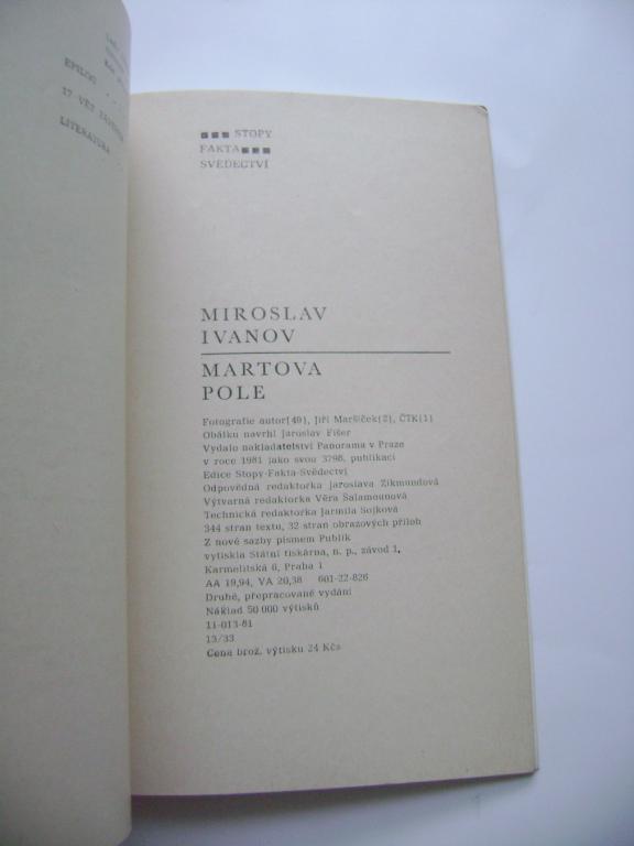 Miroslav Ivanov: Martova pole (1981) (A)