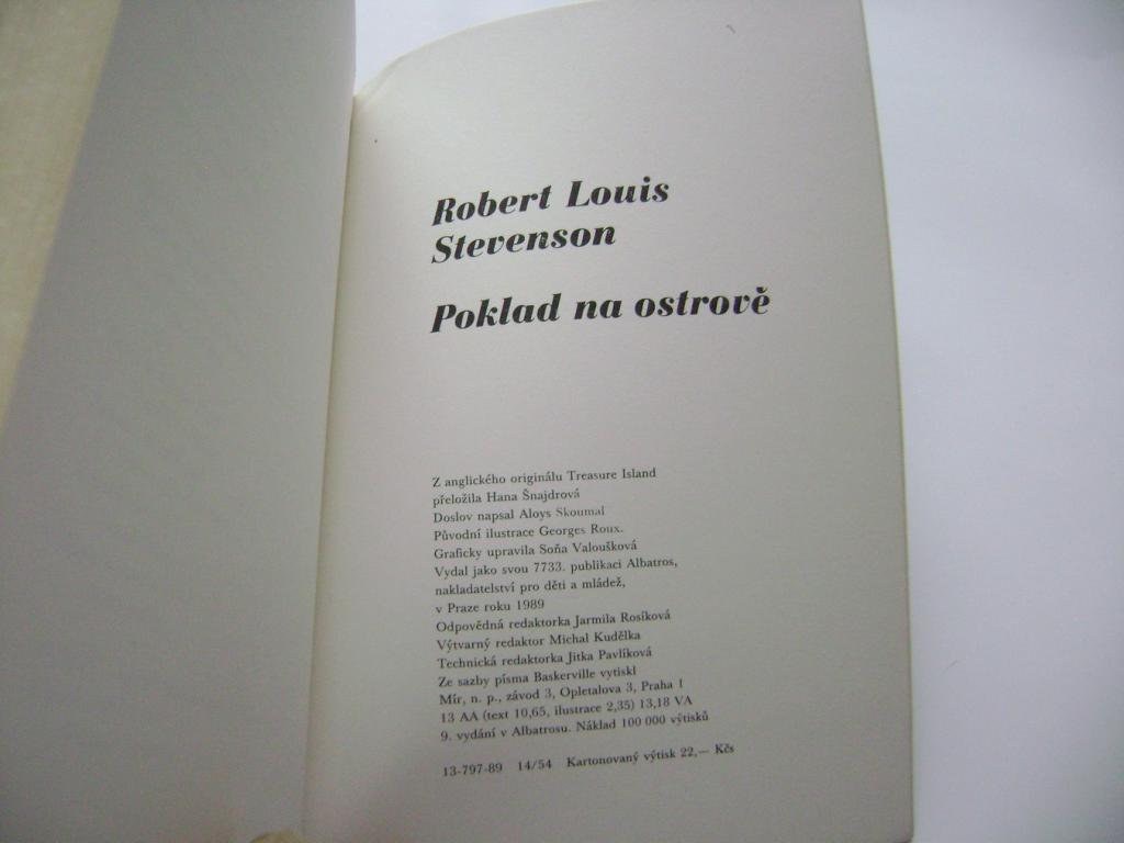 Robert Louis Stevenson: Poklad na ostrově (1989) (A)