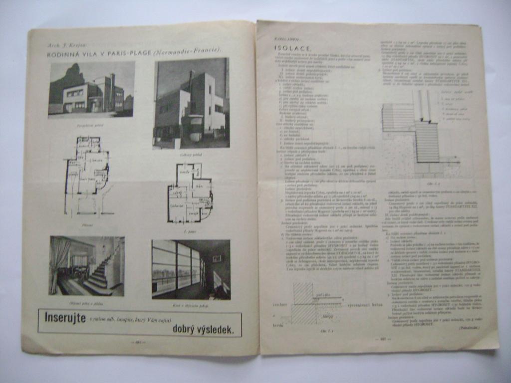 Stavební rádce č. 361 z r. 1935 architektura (A)