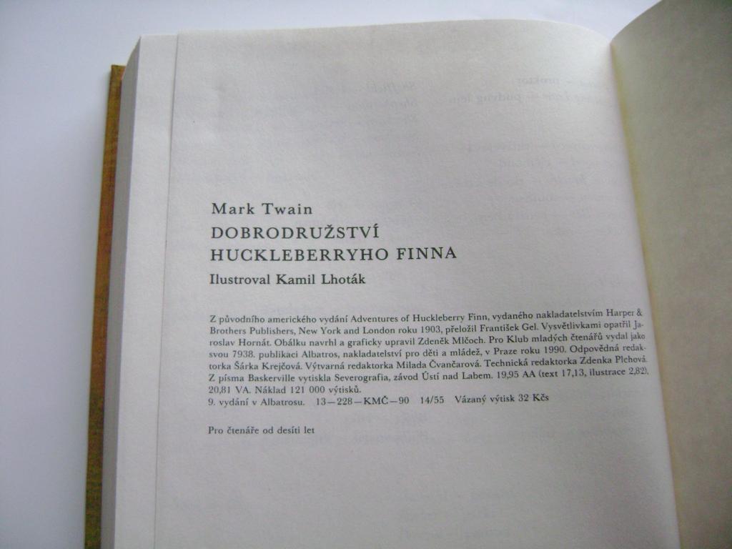 Mark Twain: Dobrodružství Huckleberryho Finna (1990) (A)