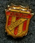 Argentinský F.B. Club Juventud Unida Felicía, litý, brooch pin, 16 x 15 mm