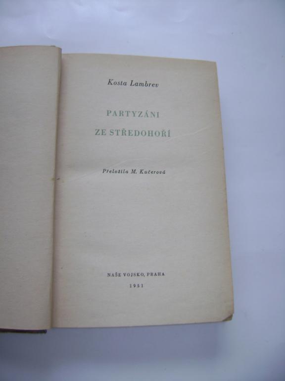 Kosta Lambrev: Partyzáni ze Středohoří (1951) (A)