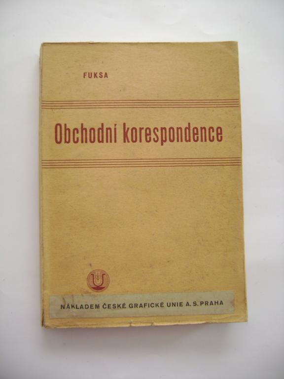Josef Fuksa: Ochodní korespondence (1938) (A)