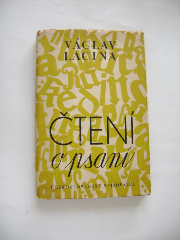 Václav Lacina: Čtení o psaní (1954) (A)