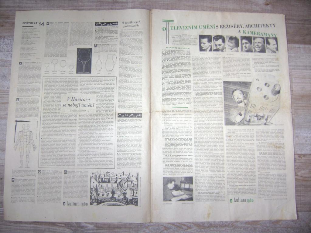 KULTURA 1960 - č. 14 - staré noviny (A)